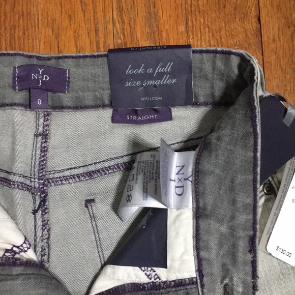 NYDJ Marilyn' Stretch Straight Leg Jeans (Eureka) - Picture 7 of 12